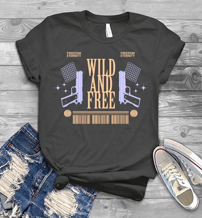 Inktee Store - Wild And Free Men T-Shirt Image