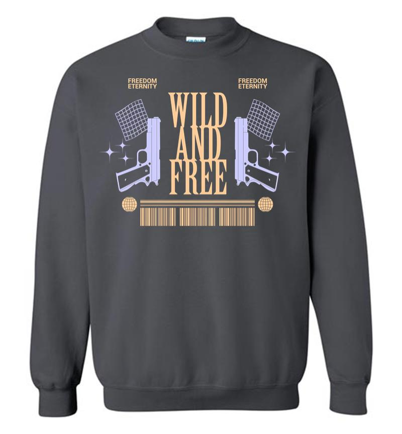 Inktee Store - Wild And Free Sweatshirt Image