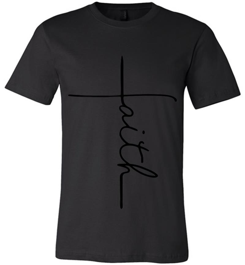 Inktee Store - Womens Christian Faith Bible Verse Premium T-Shirt Image