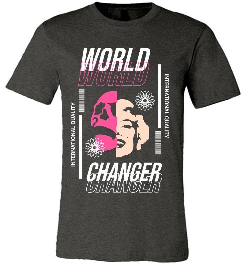 Inktee Store - World Changer Premium T-Shirt Image