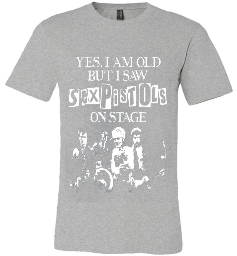 Inktee Store - Yes I Am Old But I Saw Sex Pistols Punk Rock On Stage Premium T-Shirt Image