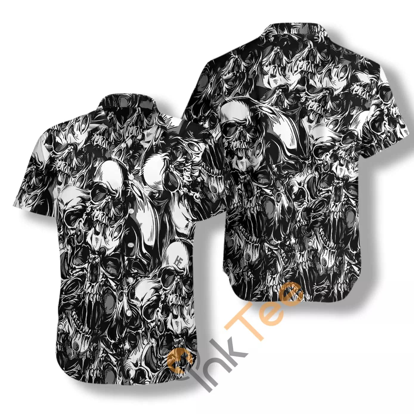 3d Skull Pattern N442 Hawaiian shirts