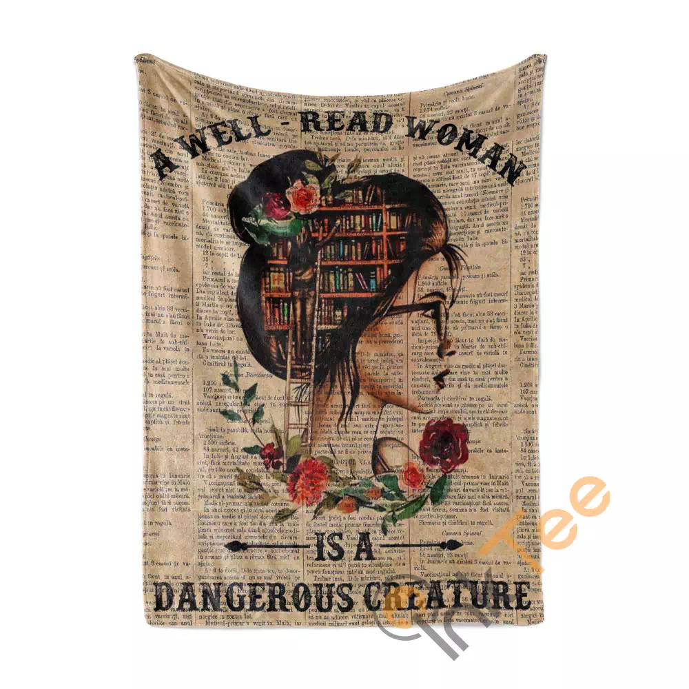A Well Read Woman Is A Dangerous Creature N359 Fleece Blanket