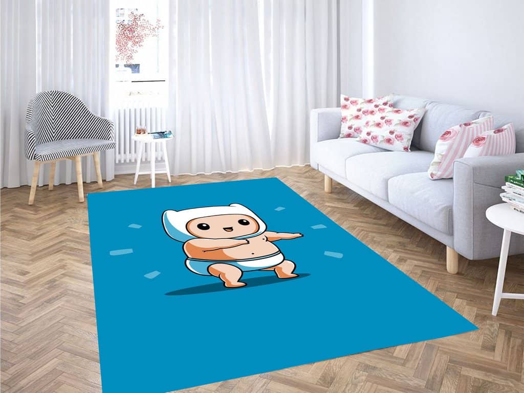 Adventure Time Baby Character Living Room Modern Carpet Rug