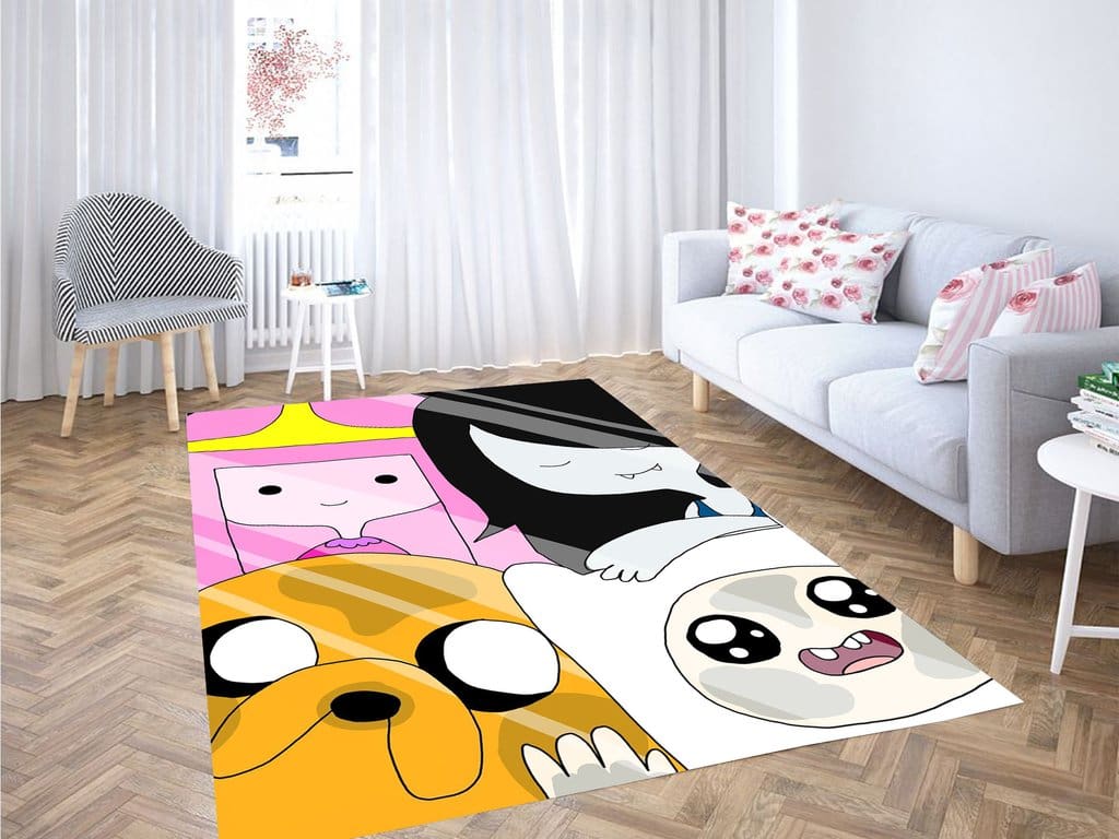 Adventure Time Character Living Room Modern Carpet Rug