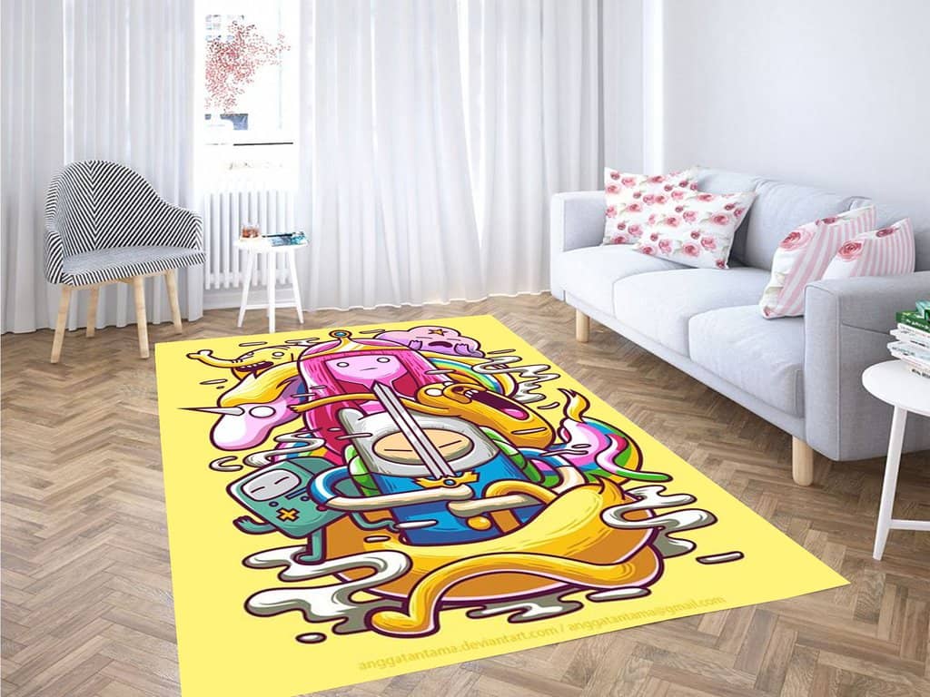 Adventure Time Living Room Modern Carpet Rug