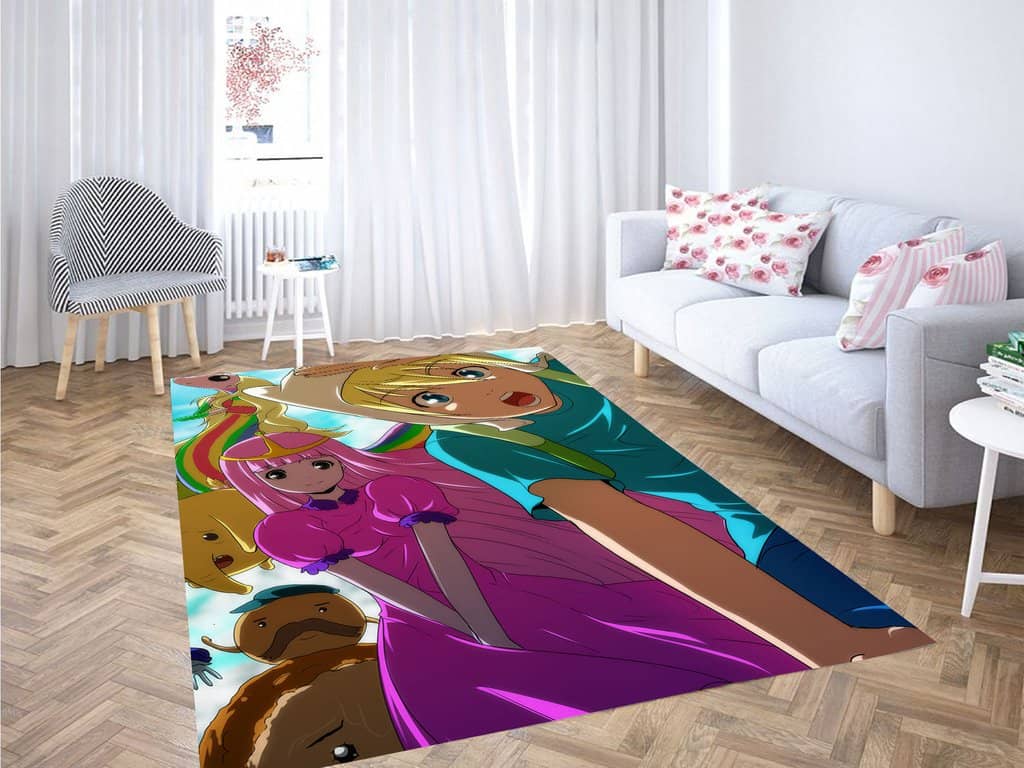 Adventure Time Teen Living Room Modern Carpet Rug