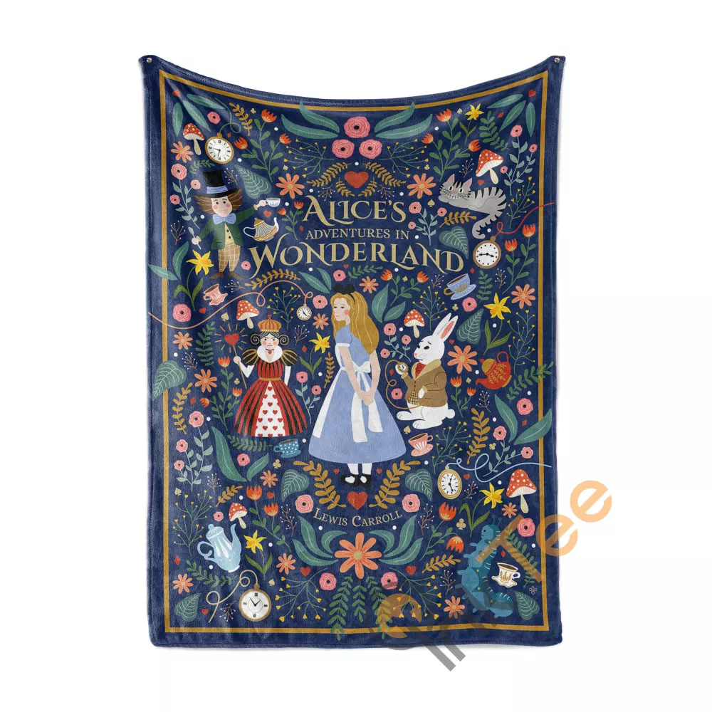 Alice'S Adventures In Wonderland Area Amazon Best Seller Sku 705 Fleece Blanket