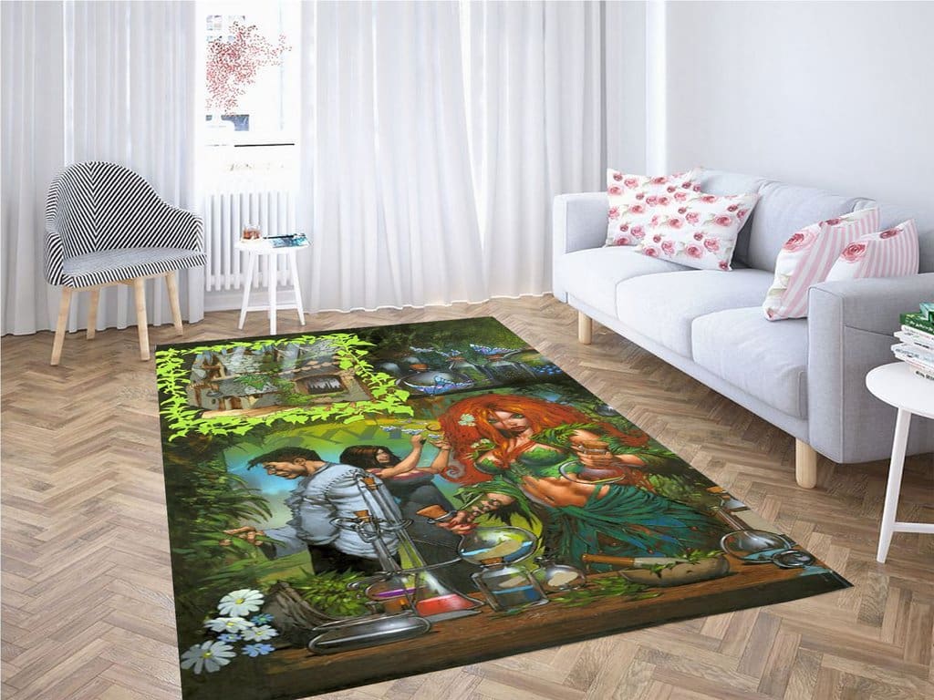 Batman & Demon A Tragedy Living Room Modern Carpet Rug