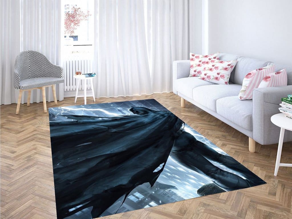 Batman Is Coming Living Room Modern Carpet Rug