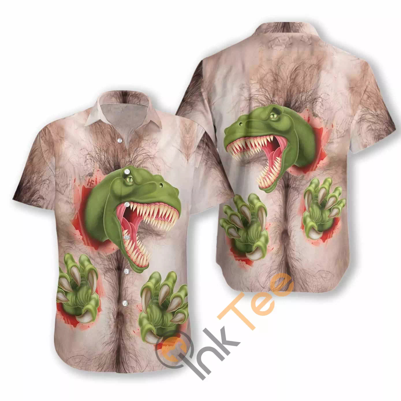 Carnivore From The Inside Dinosaur N496 Hawaiian shirts