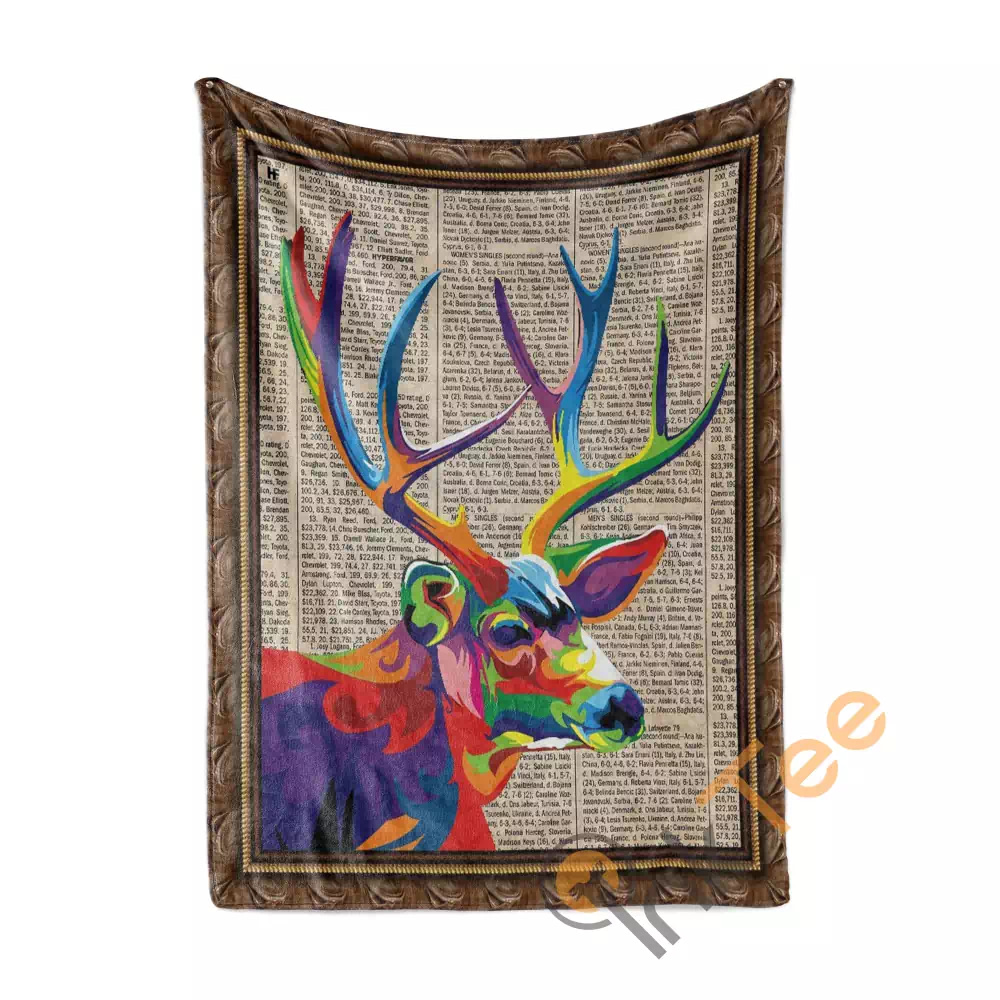 Color Deer N264 Fleece Blanket