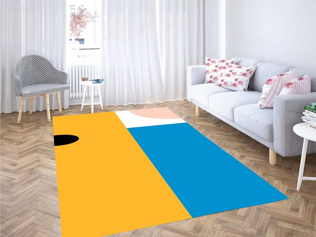 Color Finn And Jack Adventure Time Living Room Modern Carpet Rug