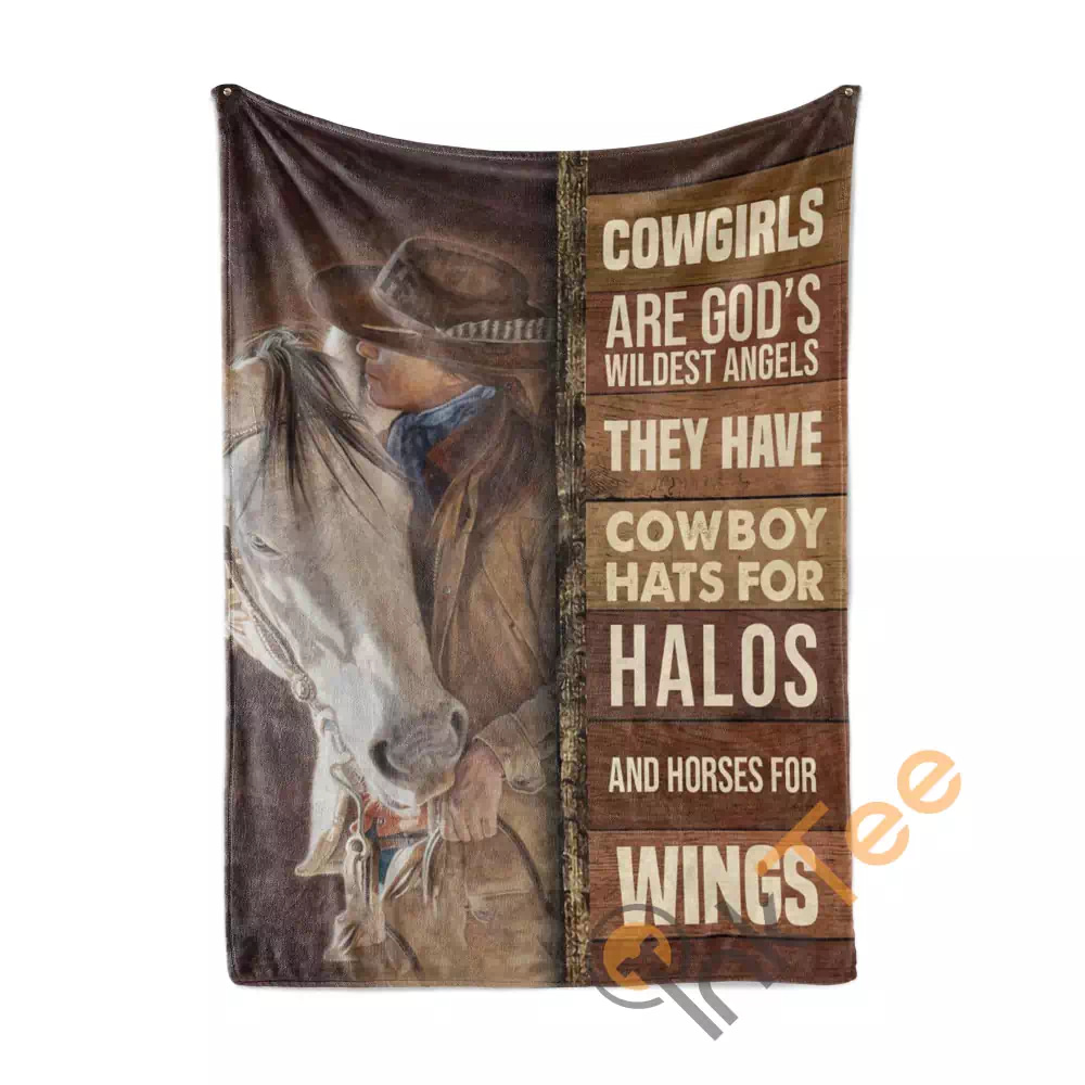 Cowgirl Angels N260 Fleece Blanket