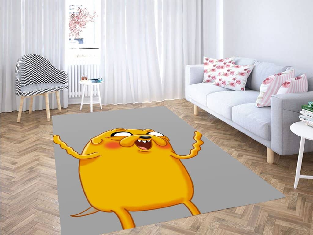 Crazy Face Jack Adventure Time Living Room Modern Carpet Rug