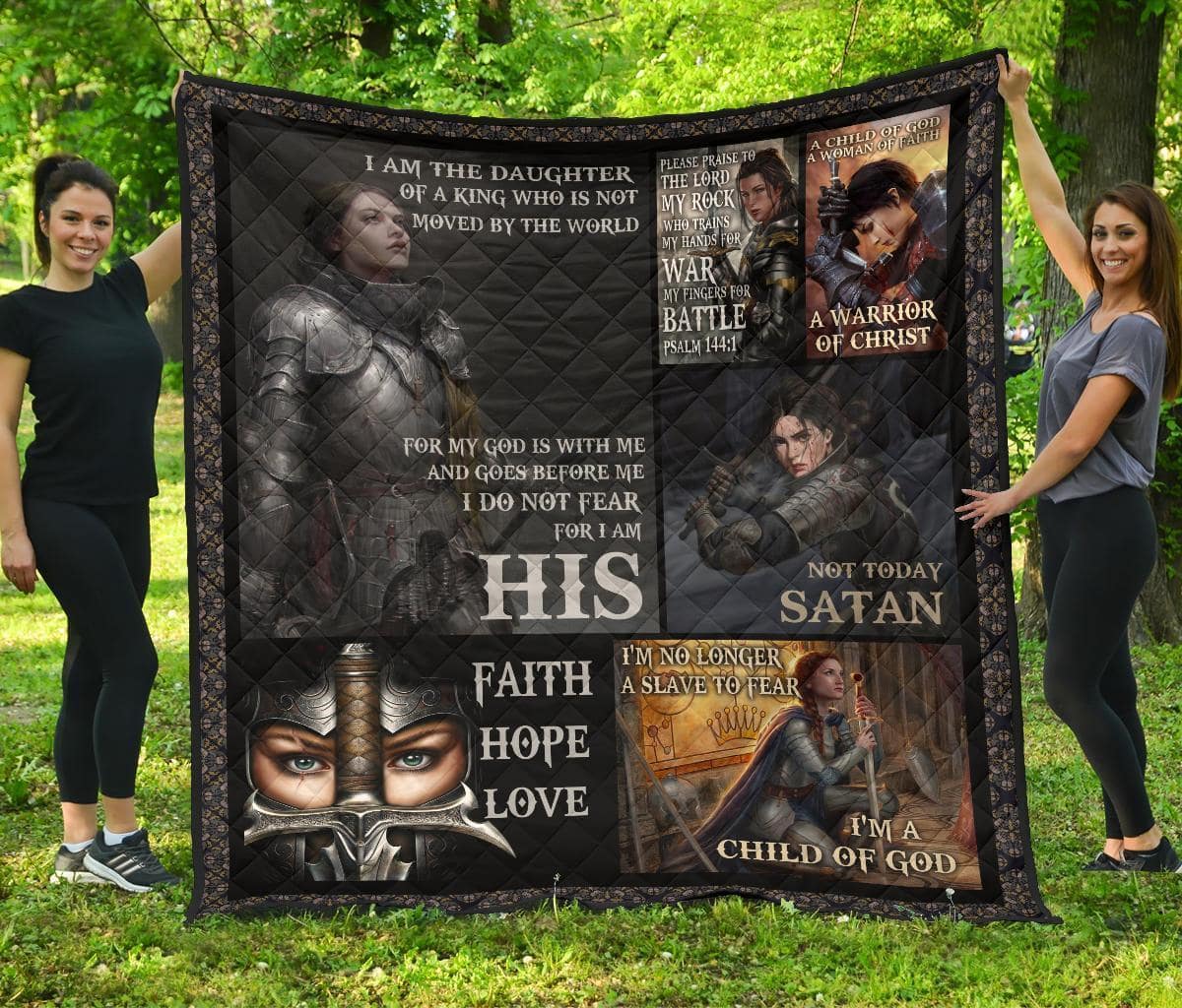 Daughter Of King For Who Love Christ Quilt