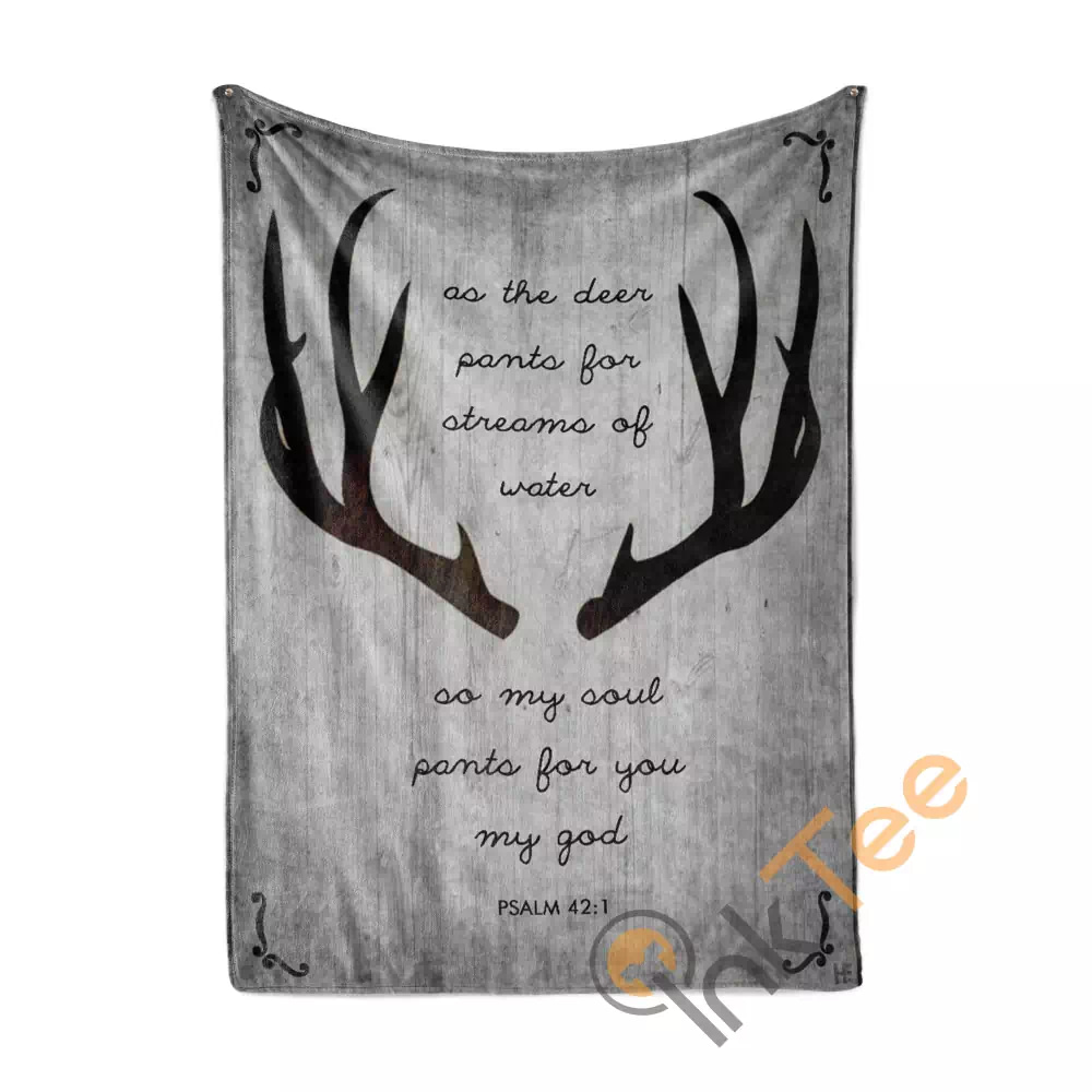 Deer Bible Verse N250 Fleece Blanket