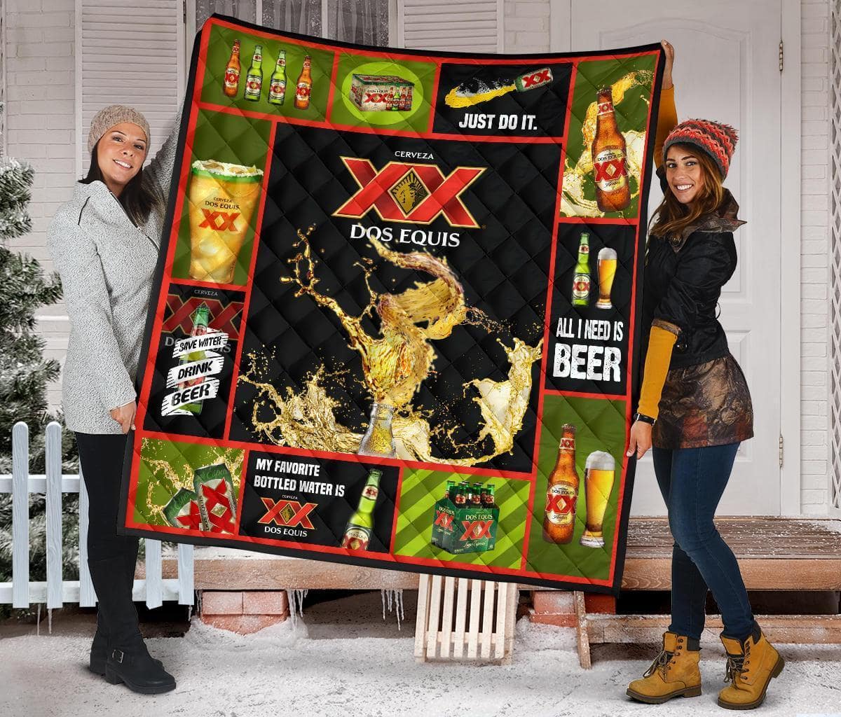 Dos Equis All I Need Is Beer Gift Quilt