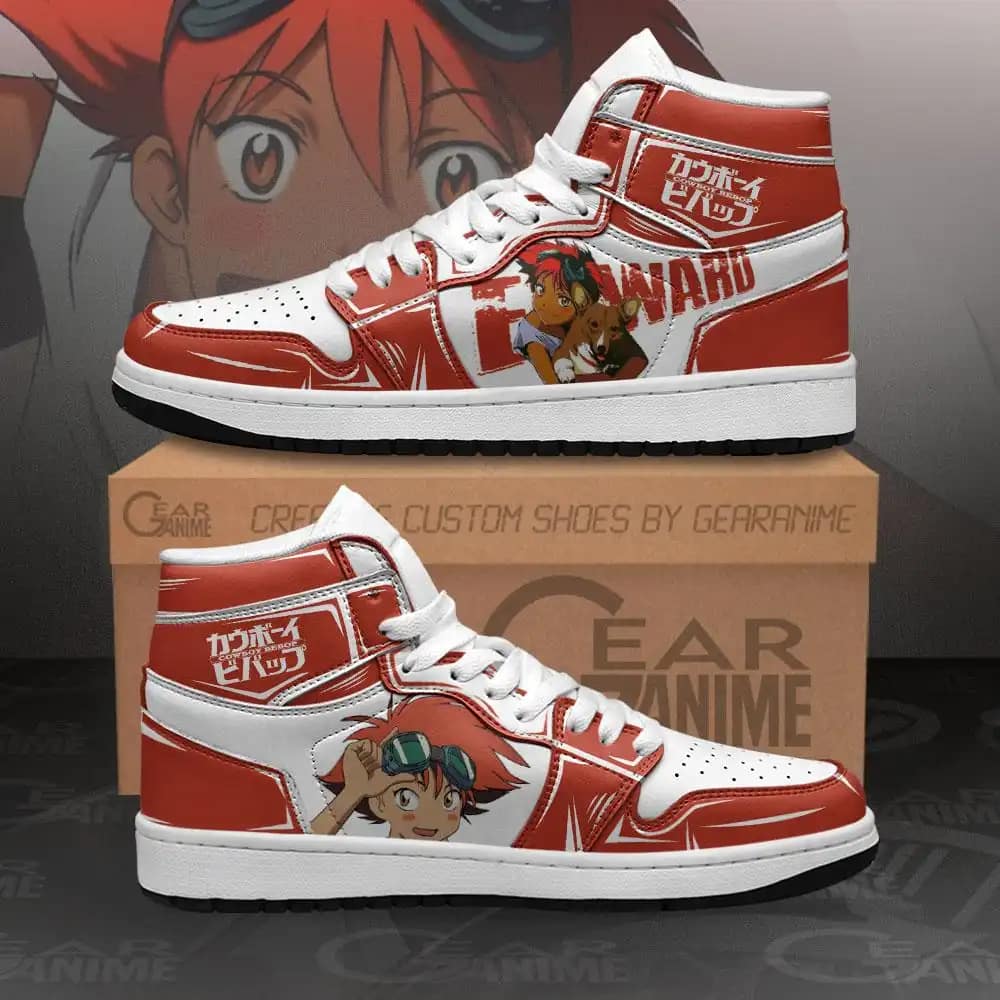 Edward Sneakers Cowboy Bebop Custom Anime Air Jordan Shoes