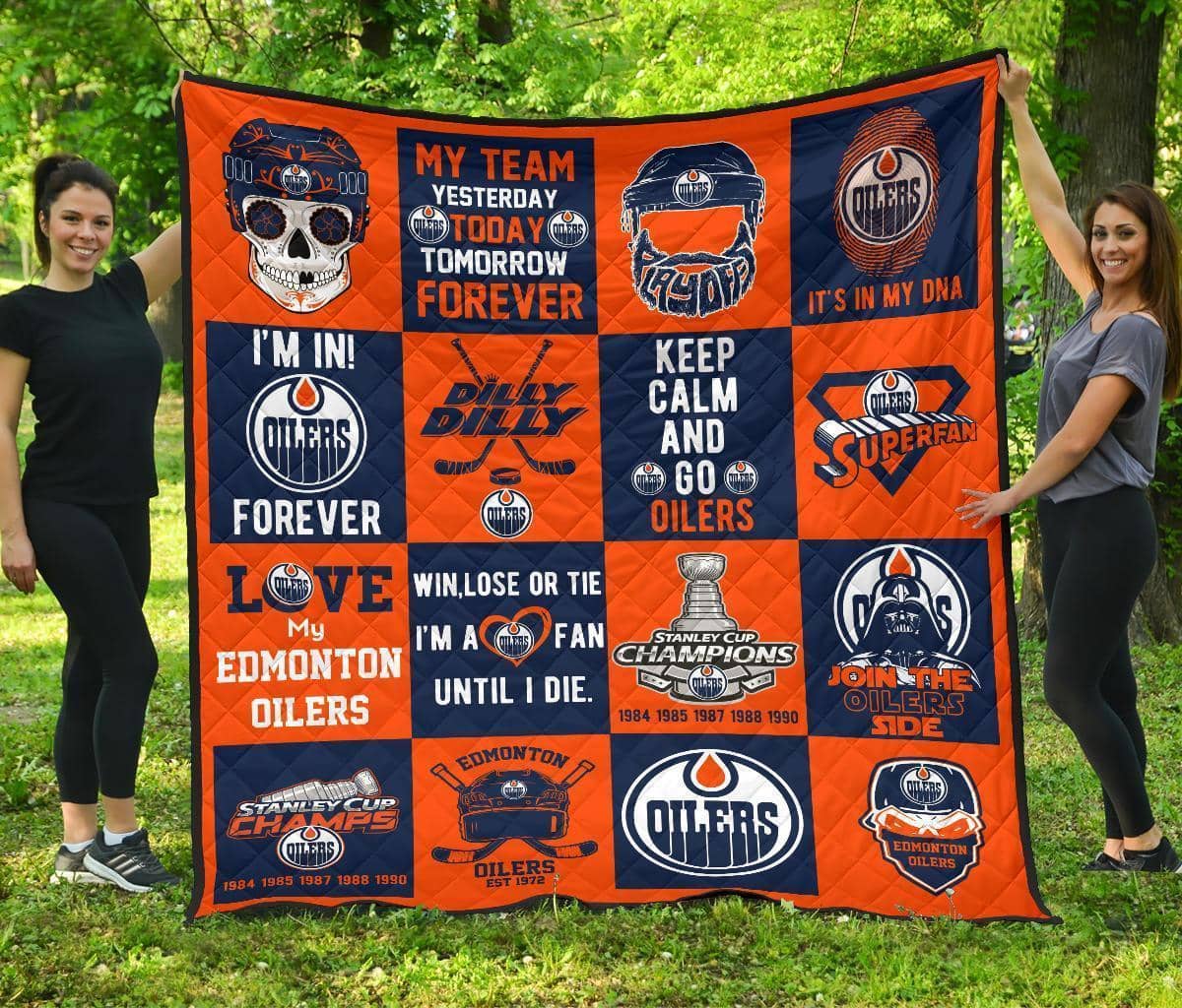 Fan Edmonton Oilers Amazing Gift Idea Quilt