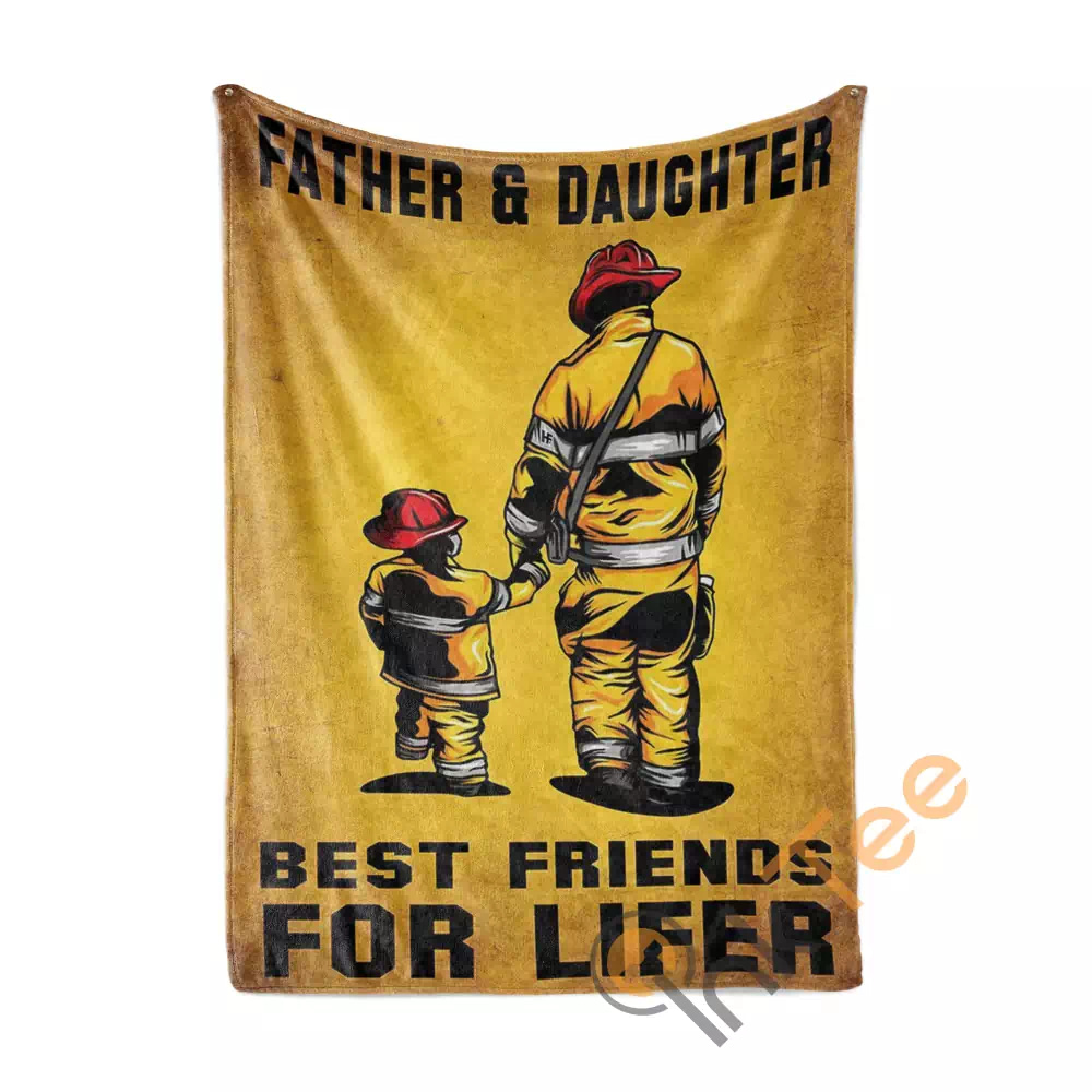 Father And Daughter Best Friends For Life N237 Fleece Blanket
