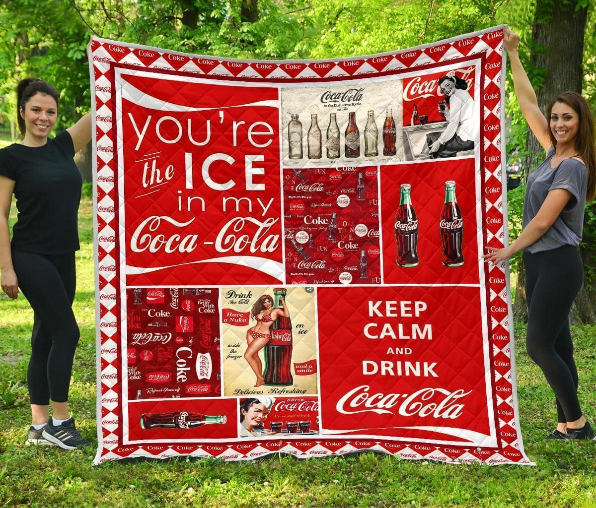 Funny Coca-cola Soft Drink Lover Quilt