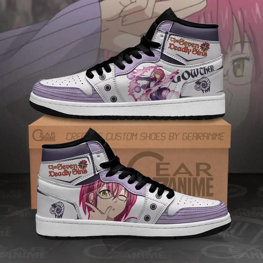 Gowther Sneakers Seven Deadly Sins Anime Air Jordan Shoes