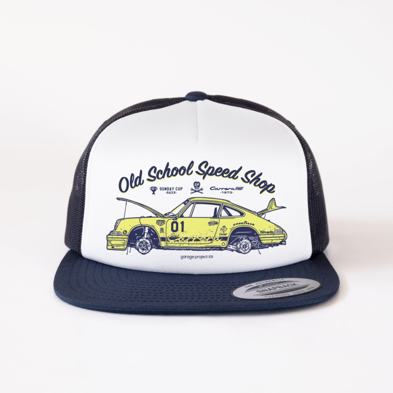 Gp Crew 001 - Old School Speed Shop Trucker Classic Cap