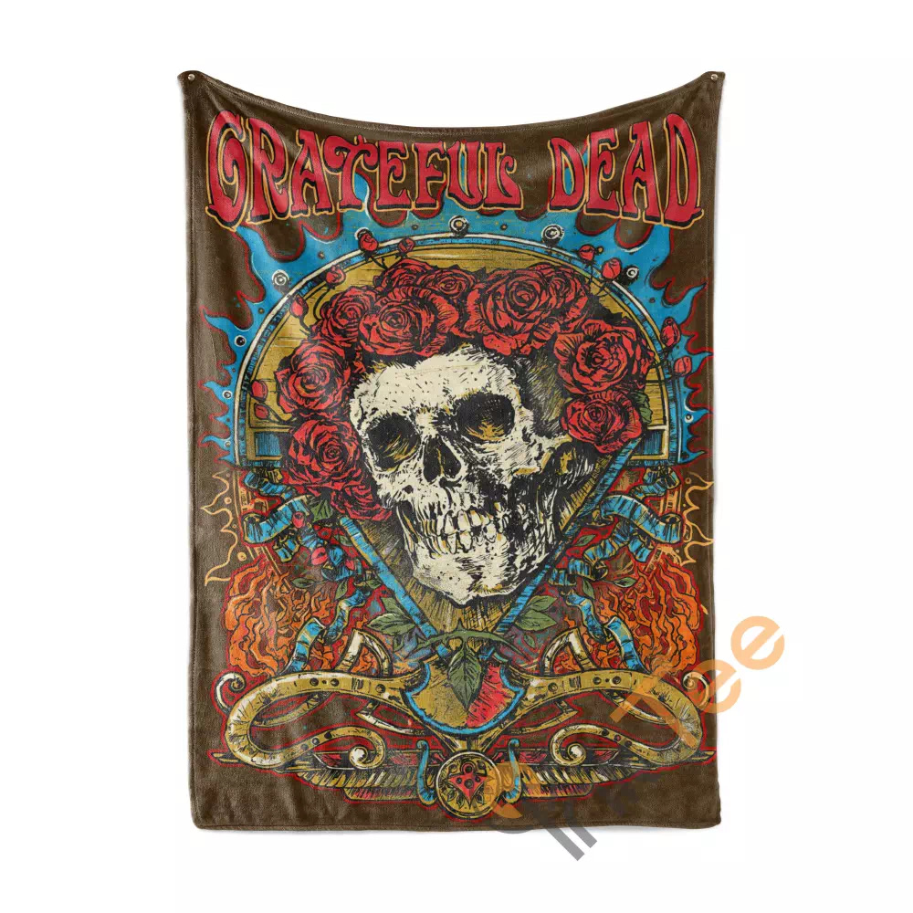 Grateful Dead Area Amazon Best Seller Sku 555 Fleece Blanket