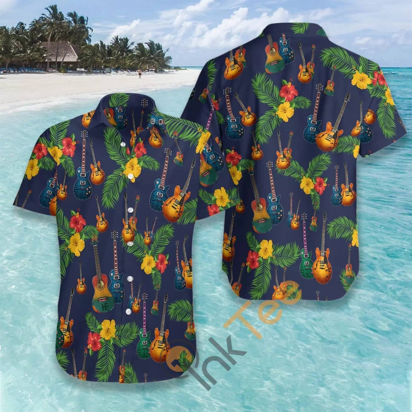 Guitar N507 Hawaiian shirts