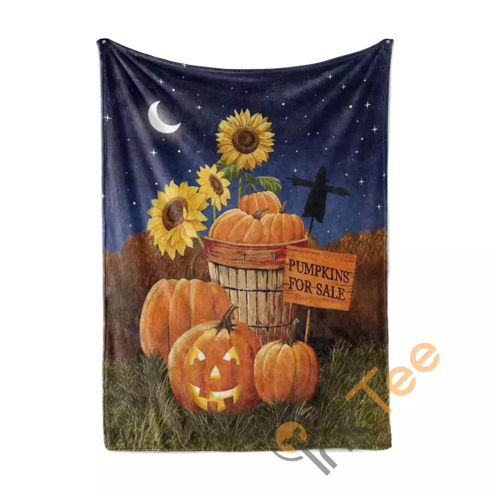 Halloween Pumpkins For Sale N216 Fleece Blanket