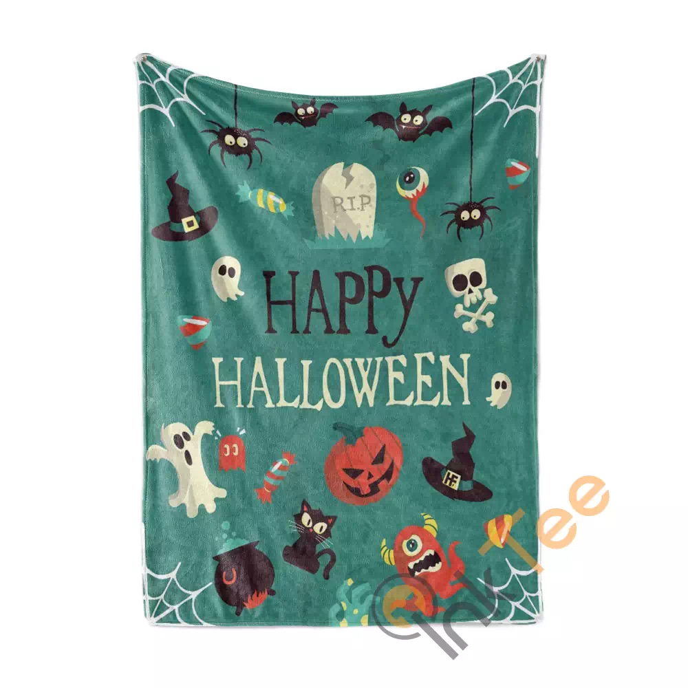 Happy Halloween N210 Fleece Blanket