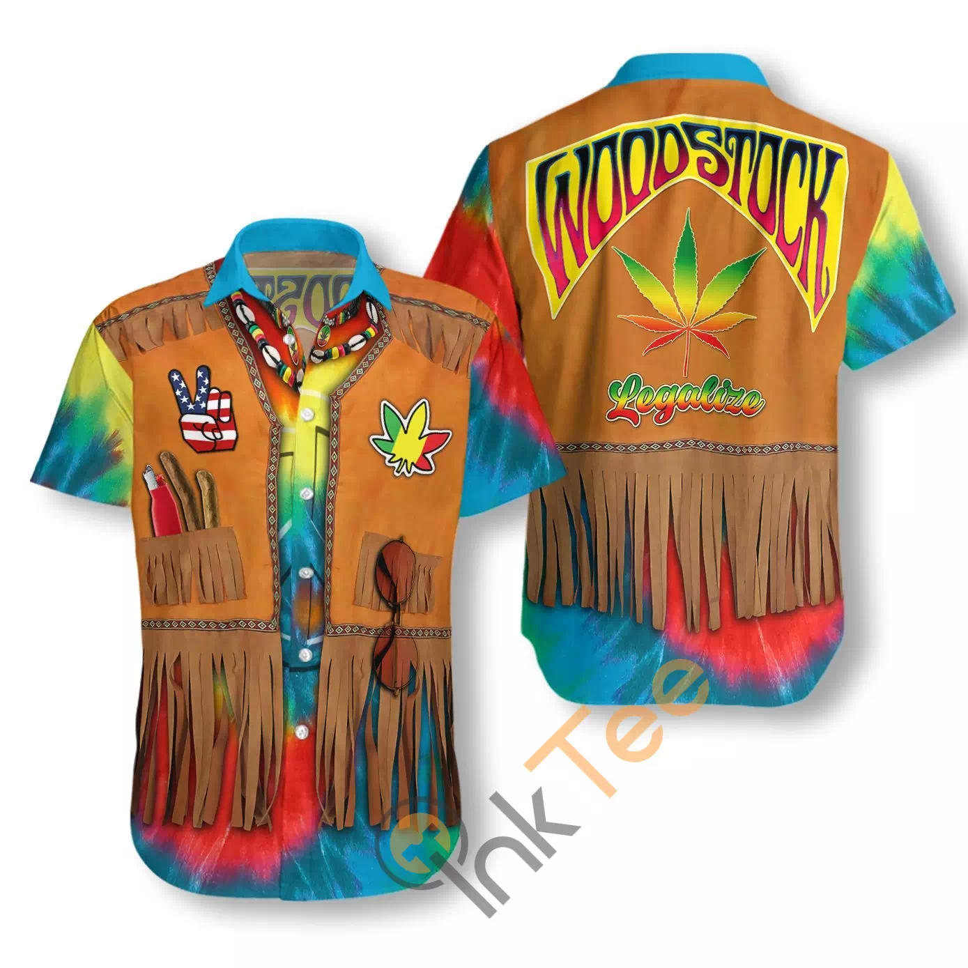Hippie Costume N297 Hawaiian Shirts