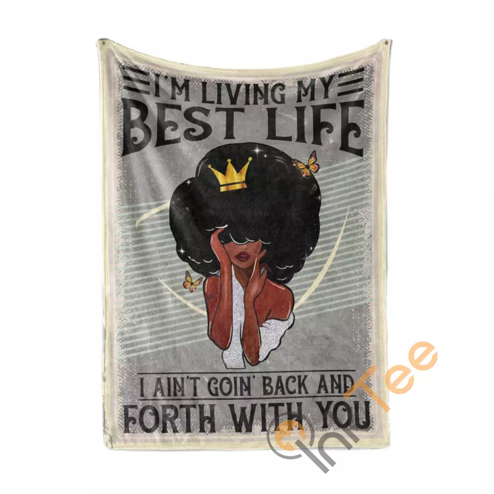 I Ain T Going Back And Forth With You N195 Fleece Blanket