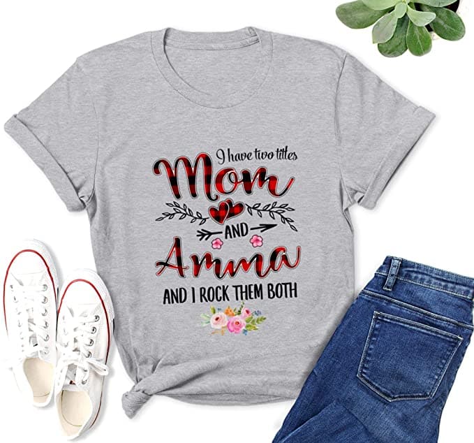 I Have Two Titles Mom And Amma Men'S T Shirt