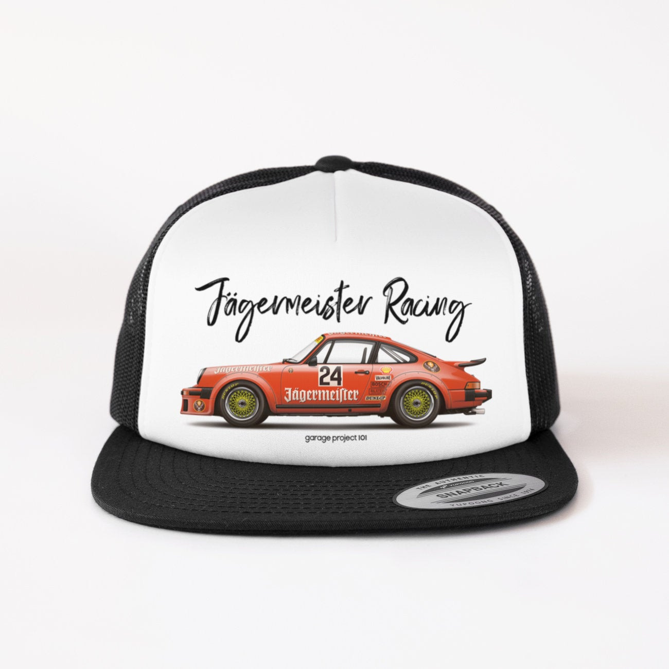 J�germeister Racing 911 Turbo Rsr Type 934 Trucker Classic Cap