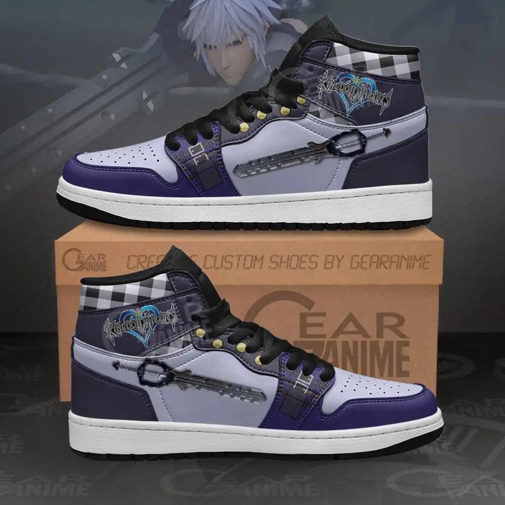Kingdom Hearts Riku Sword Sneakers Anime Air Jordan Shoes