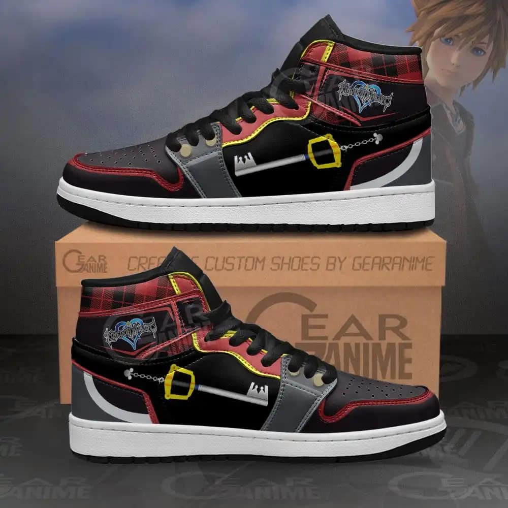 Kingdom Hearts Sora Sword Sneakers Anime Air Jordan Shoes
