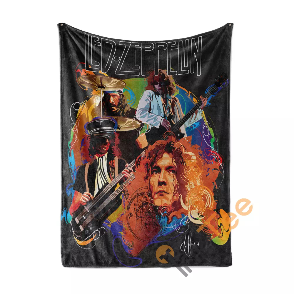 Led Zeppelin Area Amazon Best Seller Sku 2429 Fleece Blanket