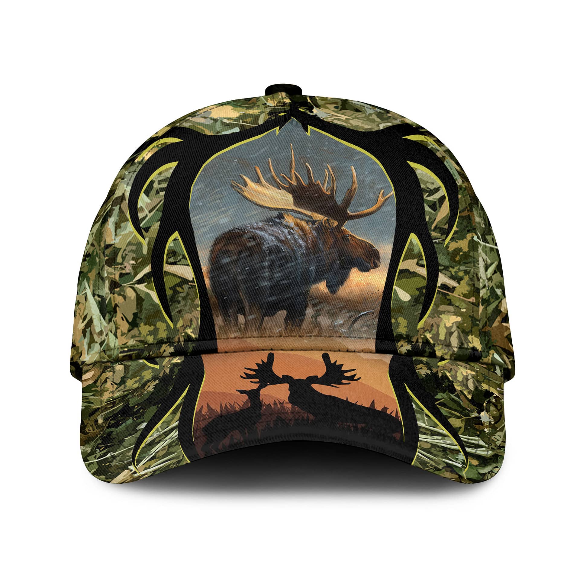 Love Moose Hunting Camouflage Sku 145 Classic Cap