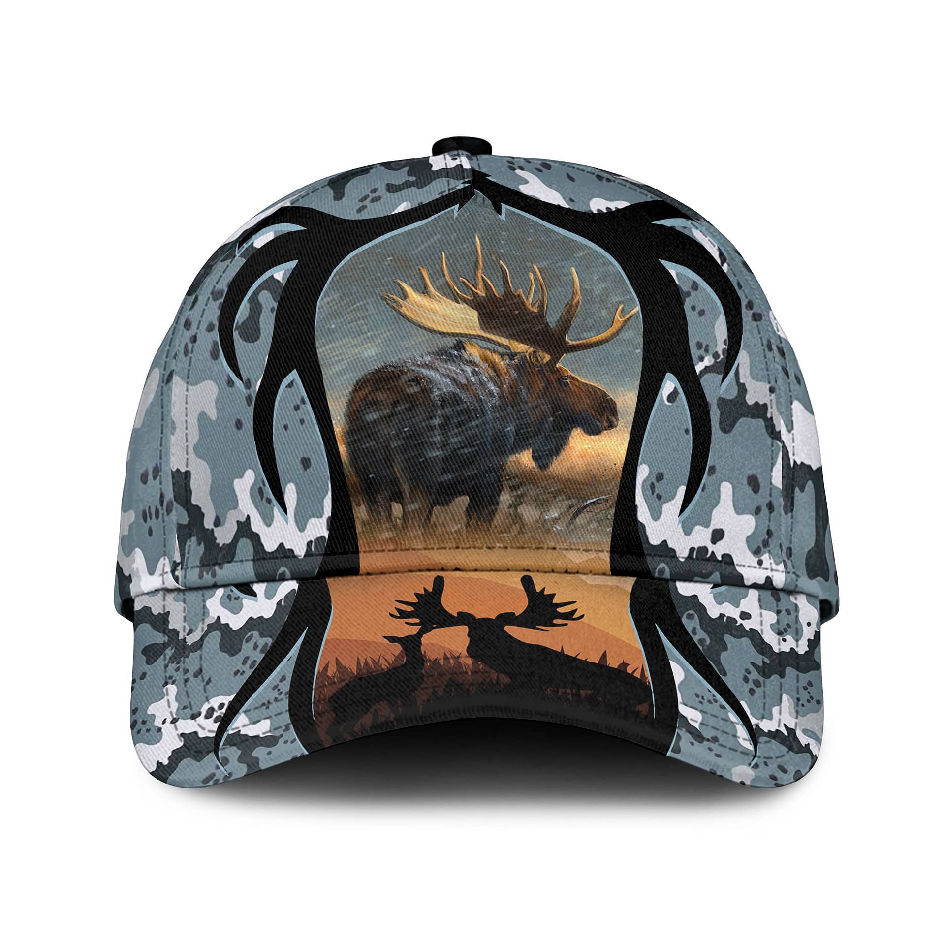 Love Moose Hunting Camouflage Sku 149 Classic Cap