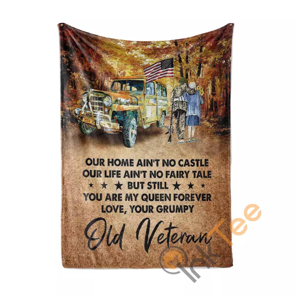 Loved Old Veteran N145 Fleece Blanket