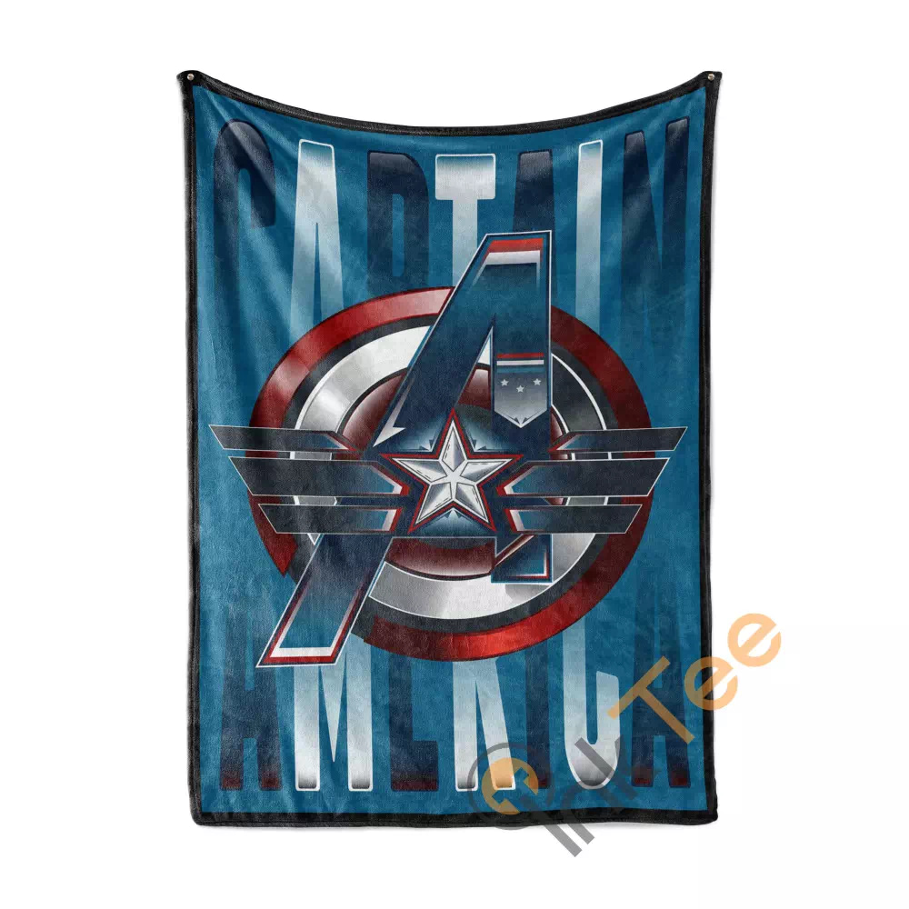Marvel Superhero Captain America Area Amazon Best Seller Sku 789 Fleece Blanket