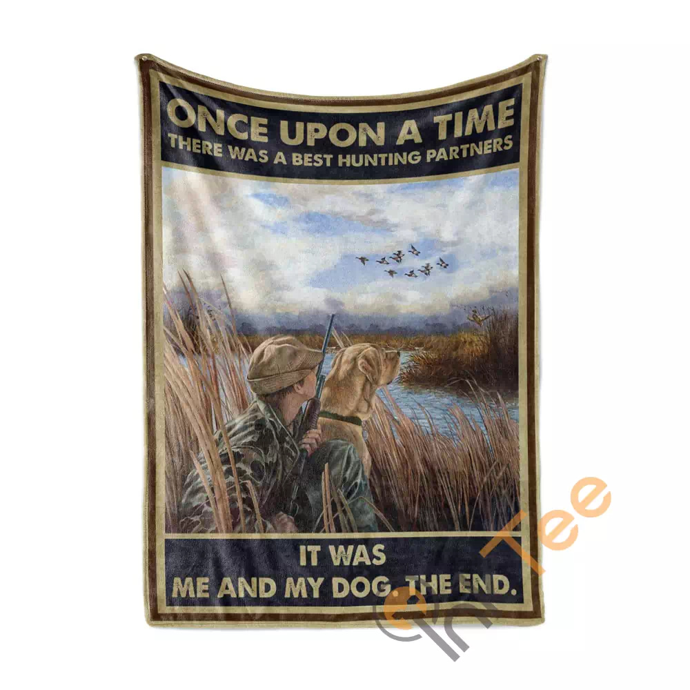 Me And My Dog Hunting Partners For Life N144 Fleece Blanket