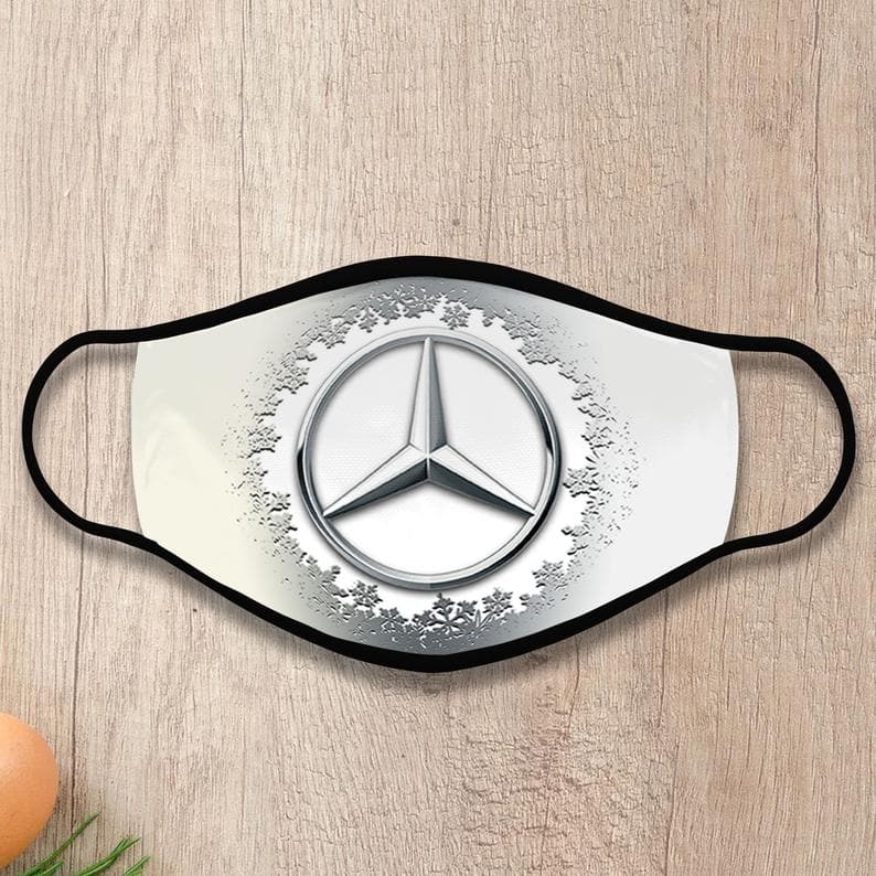 Mercedes Benz Christmas Car Lovers Unisex Reusable Face Mask