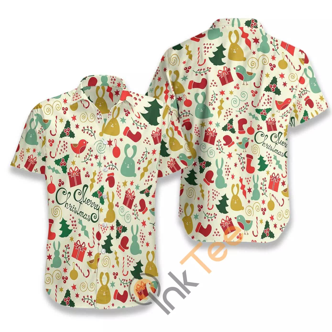 Merry Christmas Pattern N492 Hawaiian shirts