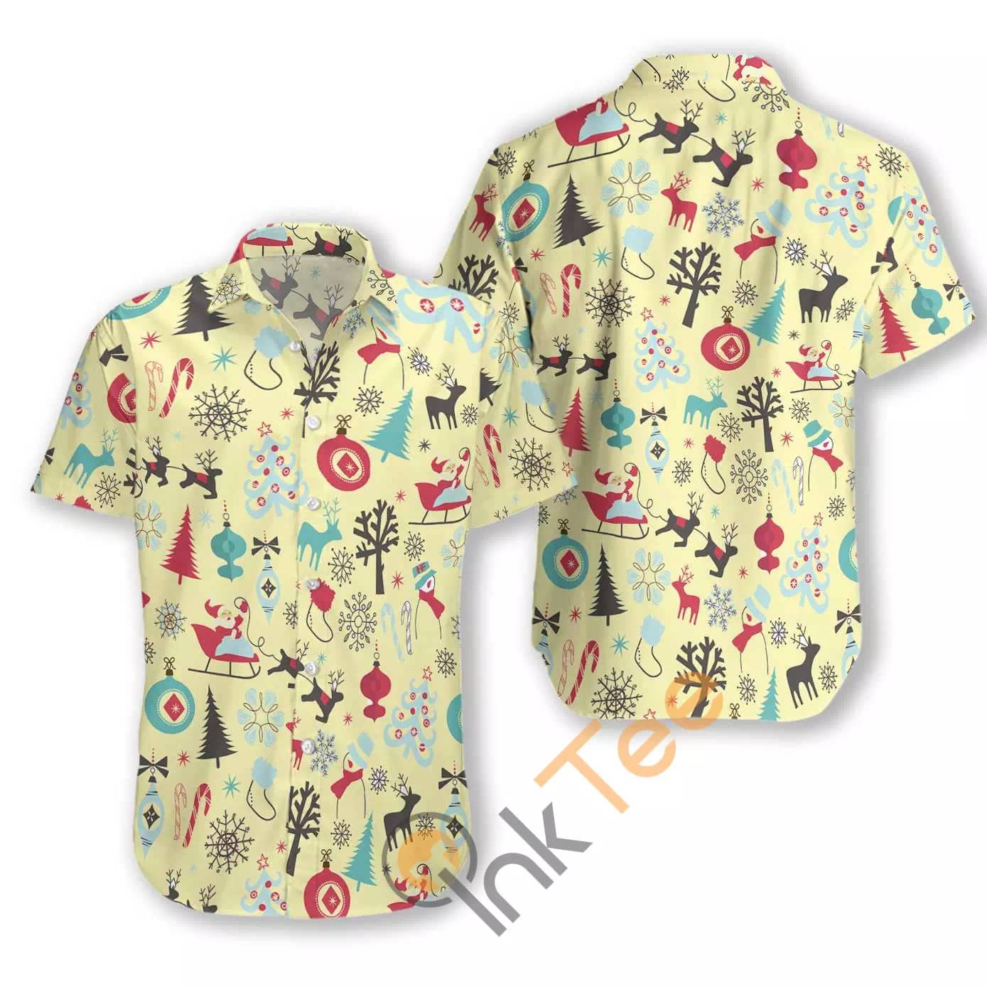 Merry Christmas Pattern N518 Hawaiian shirts