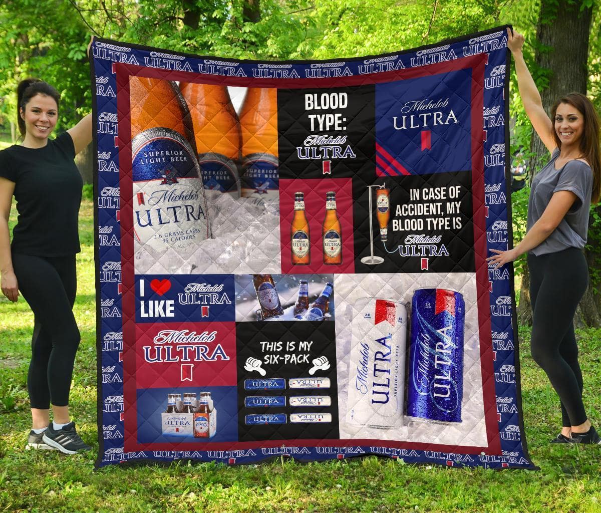 Michelob Ultra Funny Gift Idea For Beer Lover Quilt
