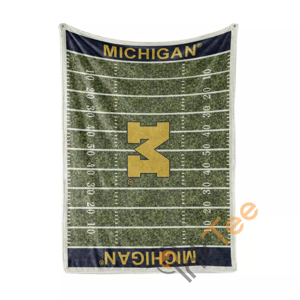 Michigan Wolverines Area Amazon Best Seller Sku 331 Fleece Blanket