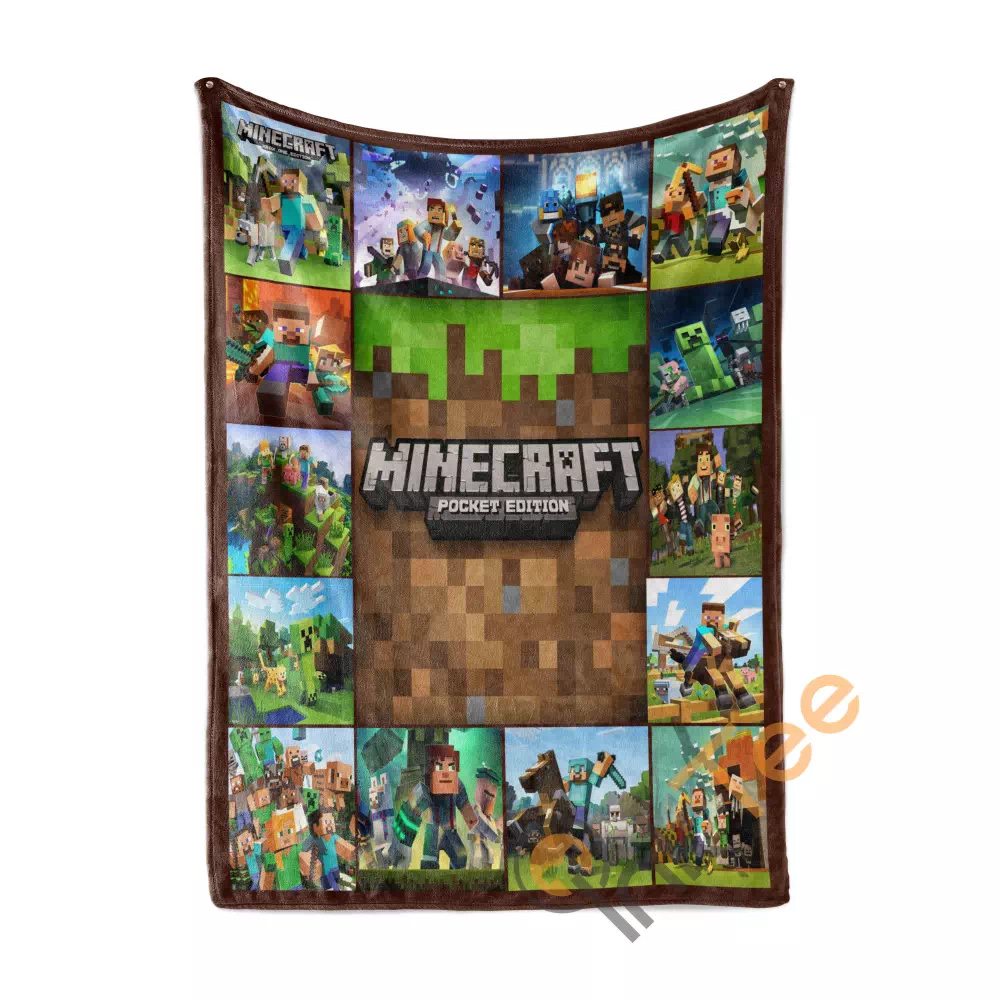 Minecraft Area Amazon Best Seller Sku 2602 Fleece Blanket